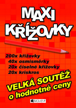 Kniha: Maxikřížovky - červené - Karel Mader
