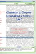 Kniha: Gramatika a korpus 2007 - Grammar & Corpora - František Štícha