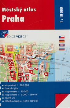 Knižná mapa: Městský atlas Praha 1:10 000
