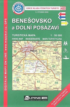 Skladaná mapa: KČT 40 Benešovsko a Dolní Posázaví
