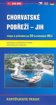 Kniha: Chorvatské pobřeží - Jih - 1:250.000