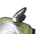 Reklamný predmet: Čtecí lampička s klipem - stříbrná
