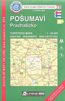 Skladaná mapa: KČT 70 Pošumaví Prachaticko