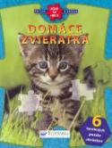 Kniha: Domáce zvieratká - 6 farebných puzzle obrázkov - neuvedené