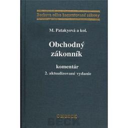 Kniha: Obchodný zákoník Komentár 2. aktualizované vydanie - Mária Patakyová