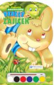 Kniha: Veselý zajíček - Zábavné omalovánky s vodovými barvami