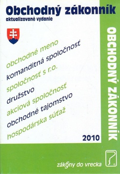 Kniha: Obchodný zákonník 2010
