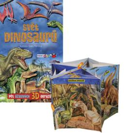 Kniha: Svět dinosaurů - Pět úžasných 3D obrazů! - Esther Verhoef-Verhallen
