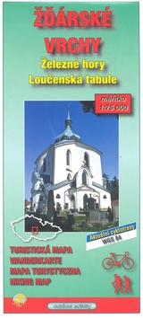 Skladaná mapa: Žďárské vrchy - 1:75 000
