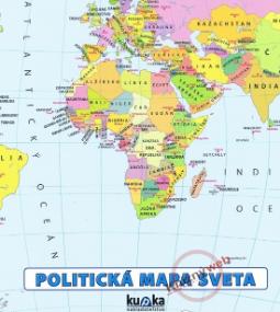 Mapa: Politická mapa sveta - Petr Kupka