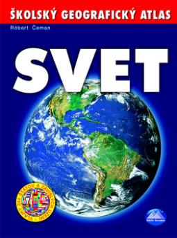 Skladaná mapa: Svet - Školský geografický atlas - Róbert Čeman