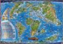 Nástenná mapa: Dětská mapa Prehistorický svět